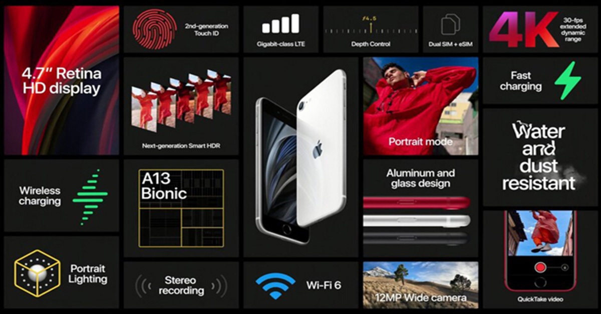 iPhone SE 2020 vừa ra mắt giá bao nhiêu tiền ... - websosanh.vn