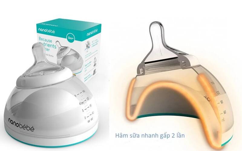 5 điểm sáng tạo nổi bật trong thiết kế bình sữa Nanobébé