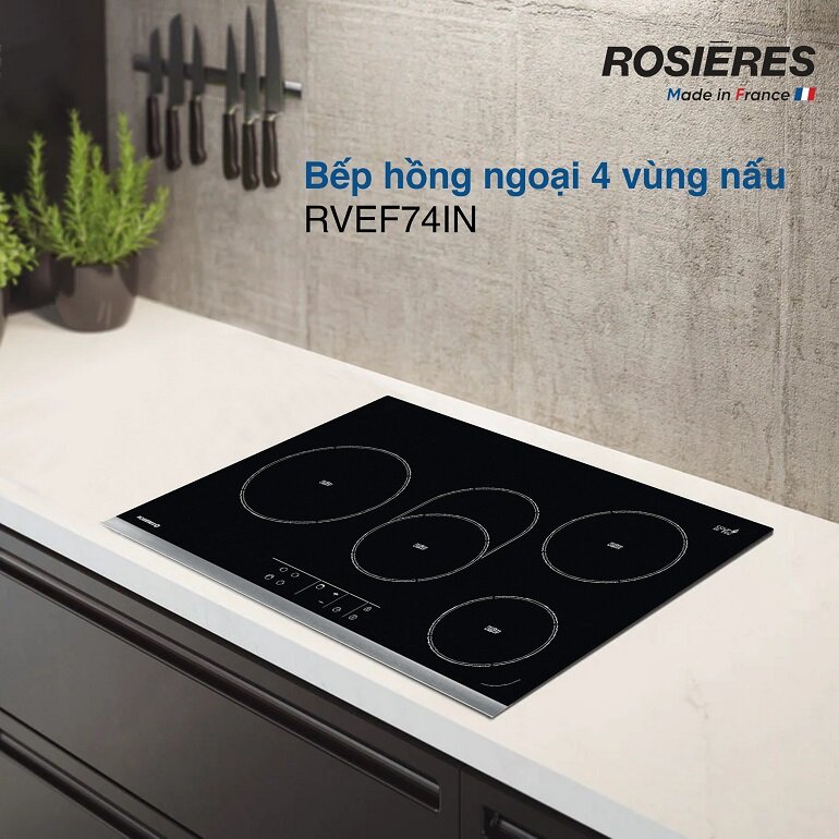 Bếp điện từ Rosieres RVEF74IN có giá từ 27.500.000 đến 29.500.000 đồng