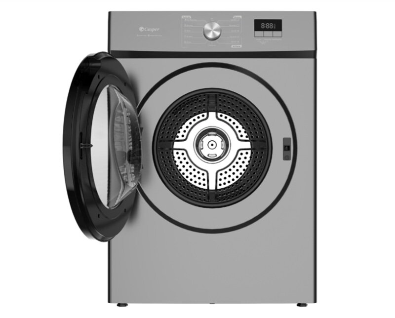 Máy sấy quần áo Casper TD-E82VG1 gây ấn tượng nhờ trang bị hiện đại, giá lại 