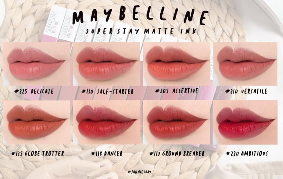 Review son kem Maybelline Superstay Matte Ink | websosanh.vn