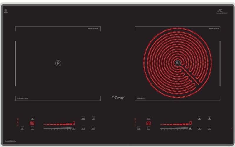 Bếp điện từ Canzy CZ-CX8 Plus thiết kế sang trọng và bền bỉ