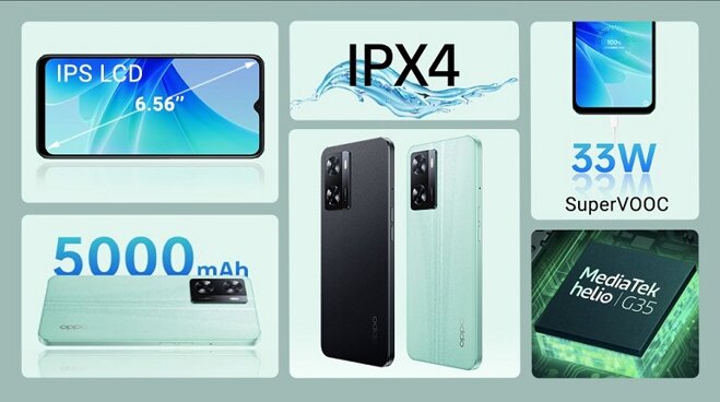 oppo a57 2022 sở hữu nhiều tính năng hiện đại