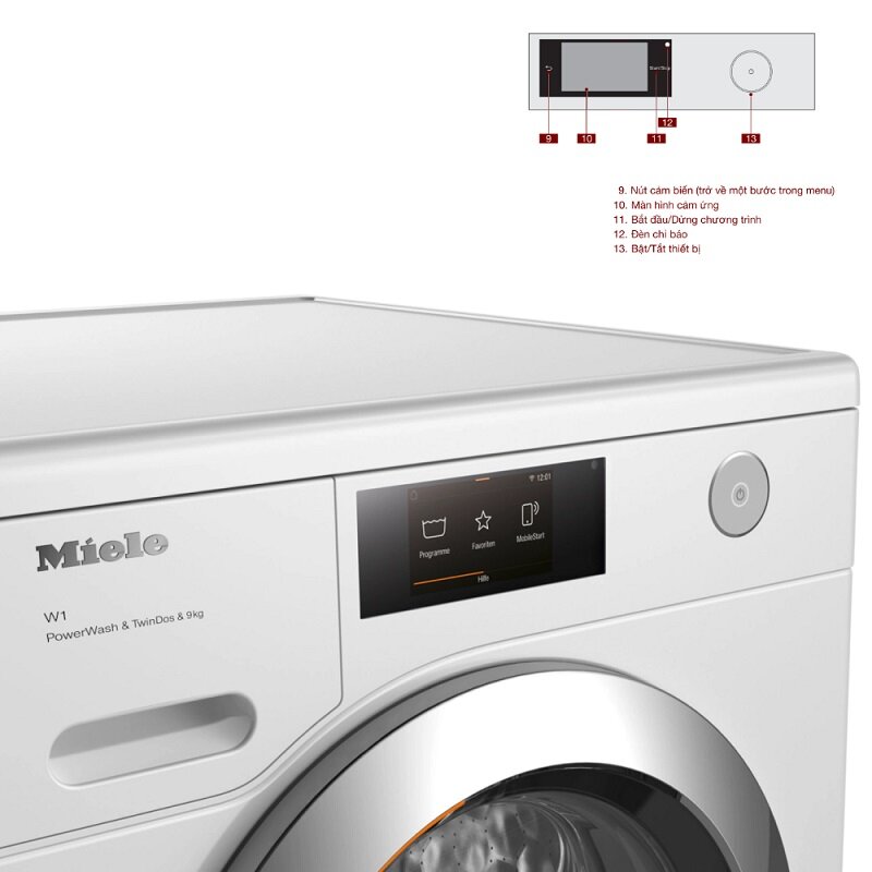 Máy giặt Miele WCR860WPS 9kg có tốt không? Review chi tiết từ A-Z