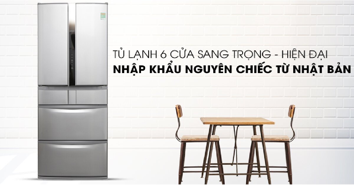 5 lý do chọn mua tủ lạnh 6 cánh Hitachi R-SF57EMV(SH) - 589 lít Inverter thuyết phục nhất