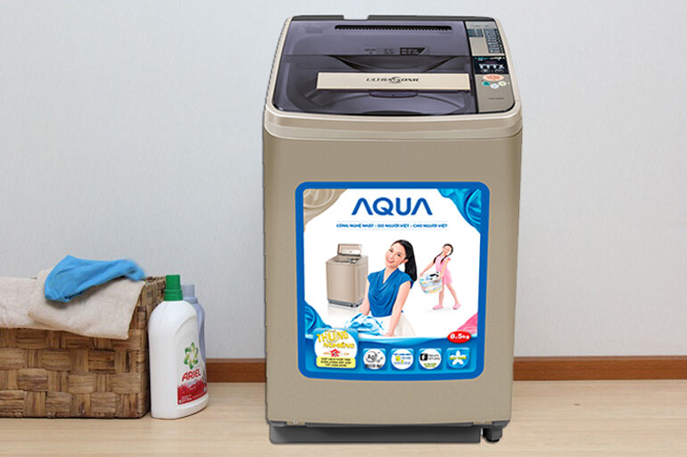 Máy giặt cửa trên Aqua thương hiệu uy tín