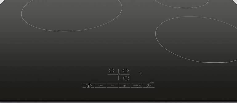 Thiết kế âm của bếp từ âm 3 vùng nấu Bosch PUC611BB5E giúp không gian bếp tối giản