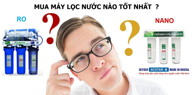 Mua máy lọc nước RO hay Nano? 