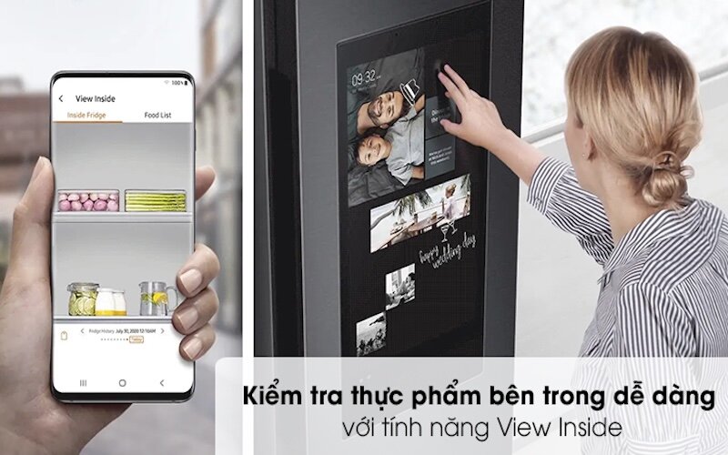 Tủ lạnh Family Hub Samsung Inverter 616 lít RS64T5F01B4/SV giảm giá sốc lên đến 30 triệu