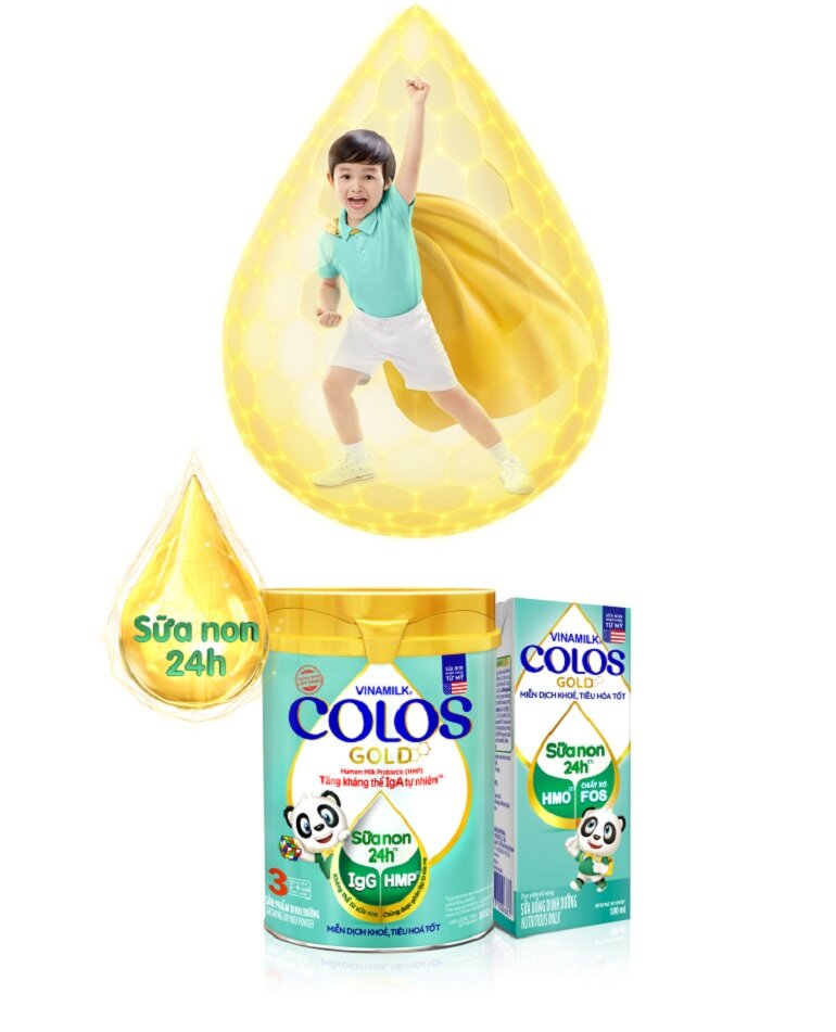 Cách pha sữa ColosGold 3 đúng cách cho bé ít bệnh vặt