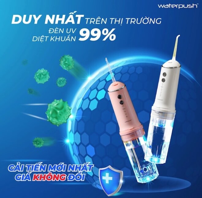 Máy tăm nước du lịch cao cấp WaterPush 1904