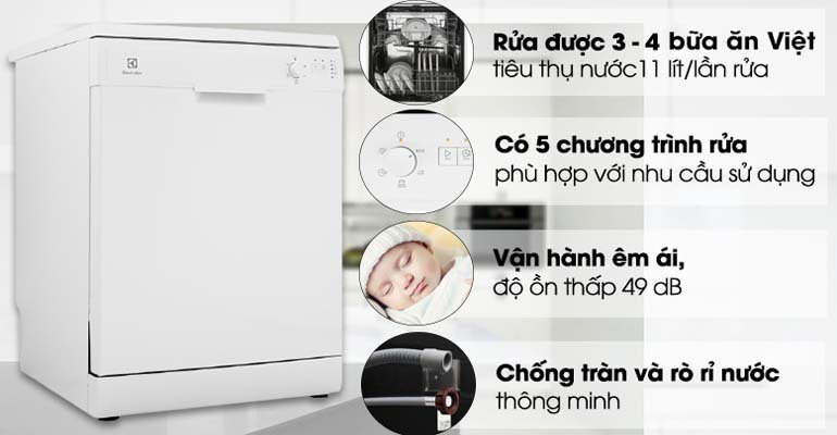 Máy rửa bát Electrolux