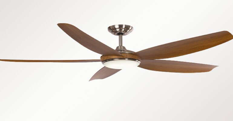 Quạt trần 5 cánh K410 có thiết kế hiện đại và sang trọng Quạt trần 5 cánh K410