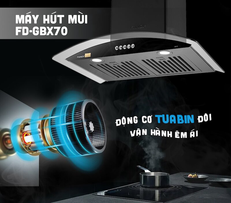 Fandi FD-GBX70 sở hữu sức mạnh đến từ công nghệ tiên tiến