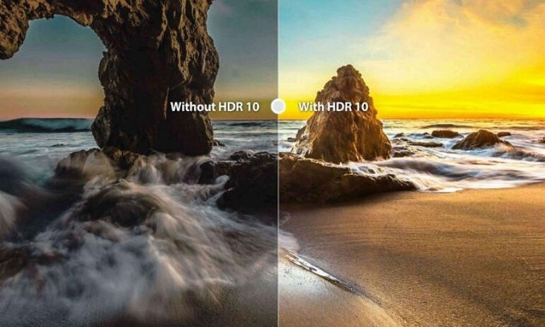 Công nghệ HDR 10 xử lý độ tương phản của hình ảnh