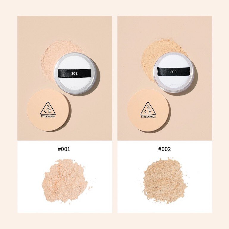 Đánh giá phấn phủ 3CE Natural Finish Loose Powder