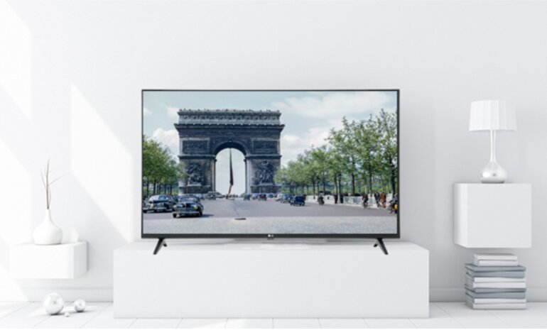 Thiết kế kiểu dáng Smart Tivi 4K 55 inch LG 55UM7100PTA ThinQ AI trang nhã