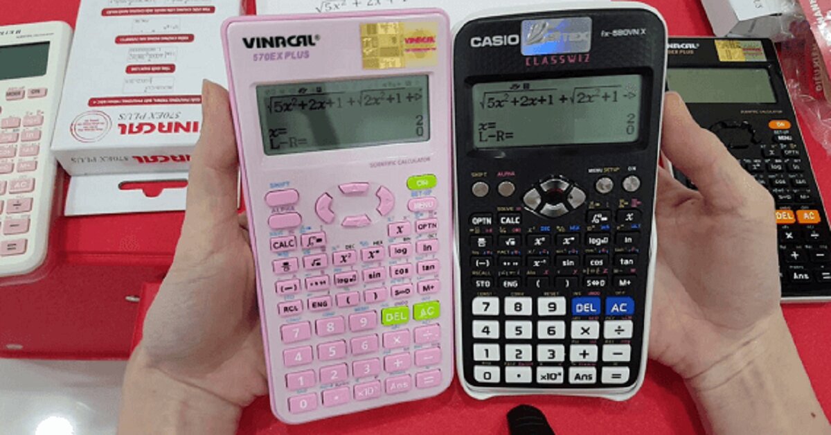 So sánh máy tính Vinacal 680EX Plus và Casio 580VNX: Loại nào tốt cho học sinh cấp 2, 3