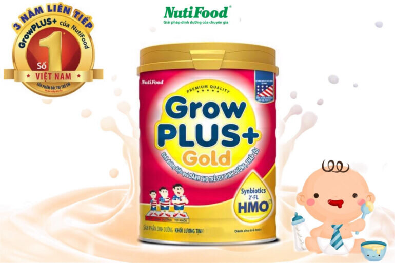 ưu điểm nổi bật của sữa bột GrowPlus+ Gold cho bé