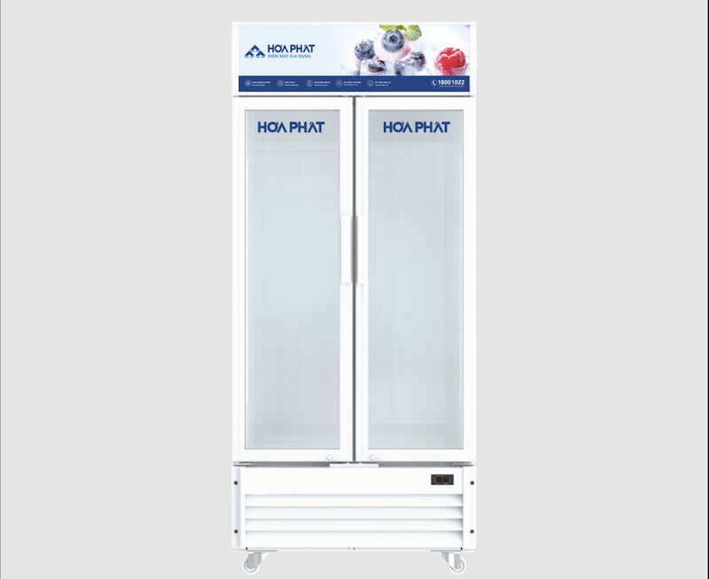 Thiết kế và dung tích của tủ mát Hòa Phát Inverter 723 lít HSR D8723