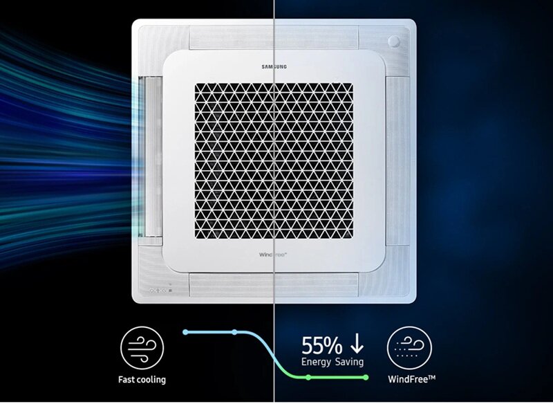 Samsung AC140TN4DKC/EA - điều hòa âm trần giá hợp lý, hiệu suất làm mát tốt