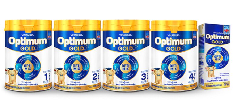 Sữa optimum Gold 3 thuộc dòng Optimum của Vinamilk