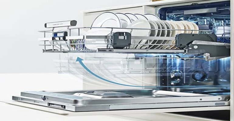 Công nghệ ComfortLift giúp xếp bát đĩa trở nên dễ dàng hơn Máy rửa bát Electrolux
