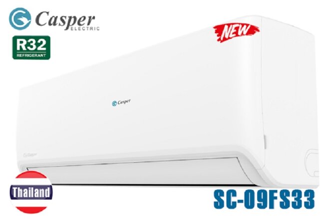 điều hòa Casper 9000 BTU 1 chiều SC-09FS33 gas R-32