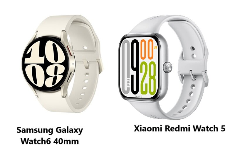 Tầm 3 triệu đồng nên mua Xiaomi Redmi Watch 5 hay Samsung Galaxy Watch6 40mm?