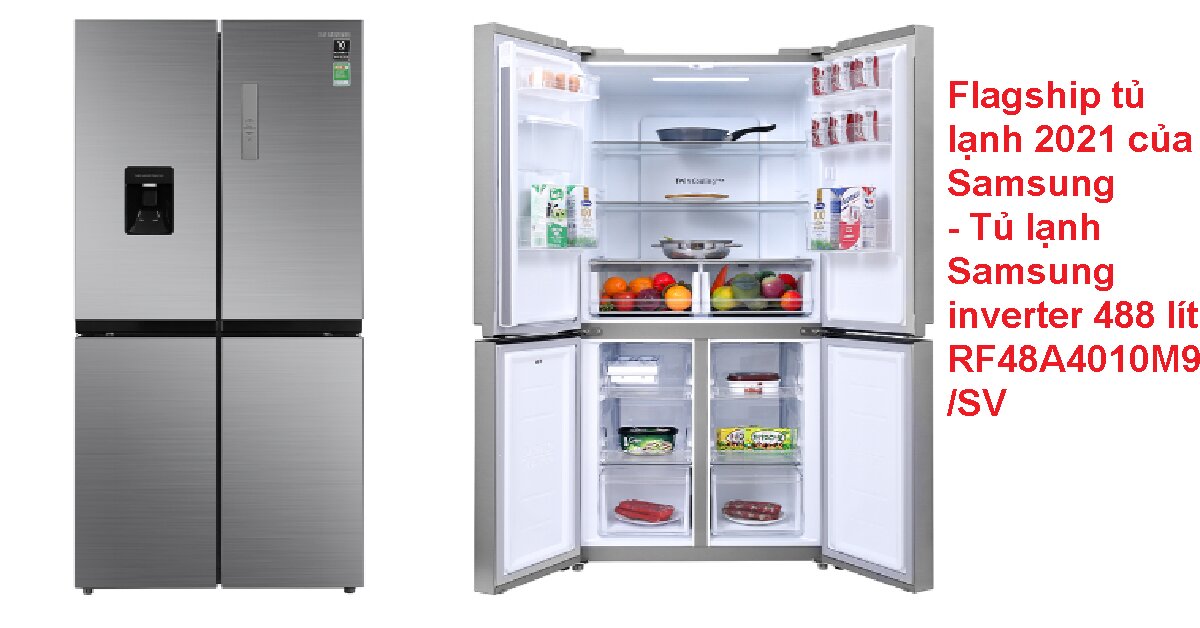Review tủ lạnh Samsung inverter 488 lít RF48A4010M9/SV có tốt không? Giá bao nhiêu tiền?