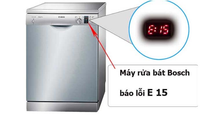 Mã lỗi trên máy rửa bát Bosch