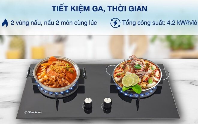 Đánh giá chi tiết bếp gas âm Torino MG-2021 về thiết kế và công nghệ