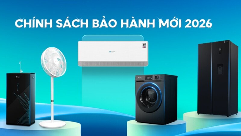 Casper tung loạt điều hòa 12000 BTU 2026, giá 6 triệu có Inverter lại bảo hành tới 12 năm