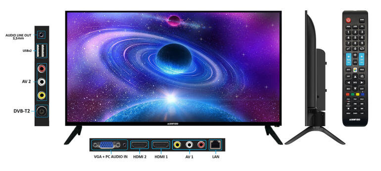 Các tính năng tối ưu tiện dụng trên Smart TV Asanzo 43 Inch 43S530
