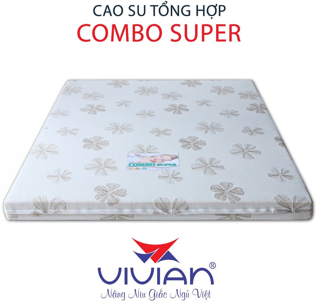 Nệm cao su tổng hợp Combo Super Vivian