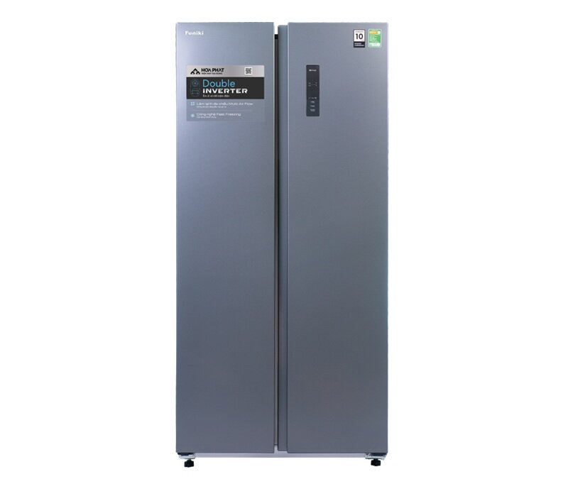 Funiki HR SS8430SDG dung tích 430 lít, tủ lạnh Side by Side giá mềm cho gia đình Việt