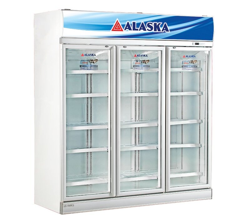 Tủ mát Alaska 3 cánh 1600 lít LC-1500C3 sở hữu hiệu suất mạnh mẽ, tiết kiệm điện năng