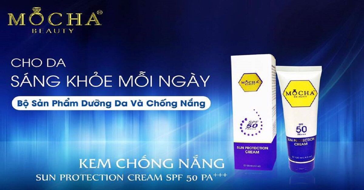 Kem chống nắng Mocha - Mỹ phẩm từ thiên nhiên