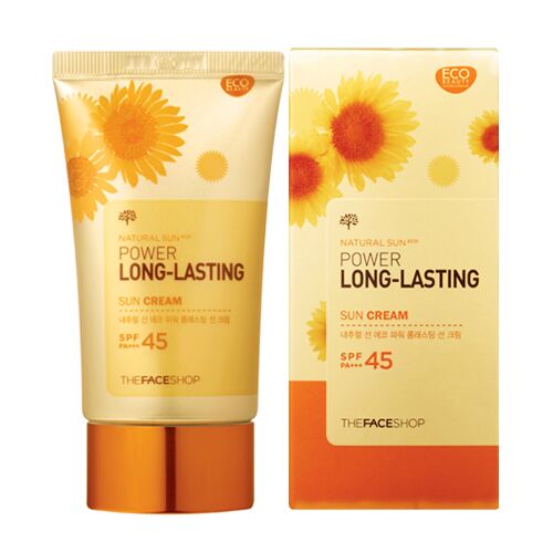Kem chống nắng Natural Sun Eco Power Long-Lasting của The Face Shop có tốt không?
