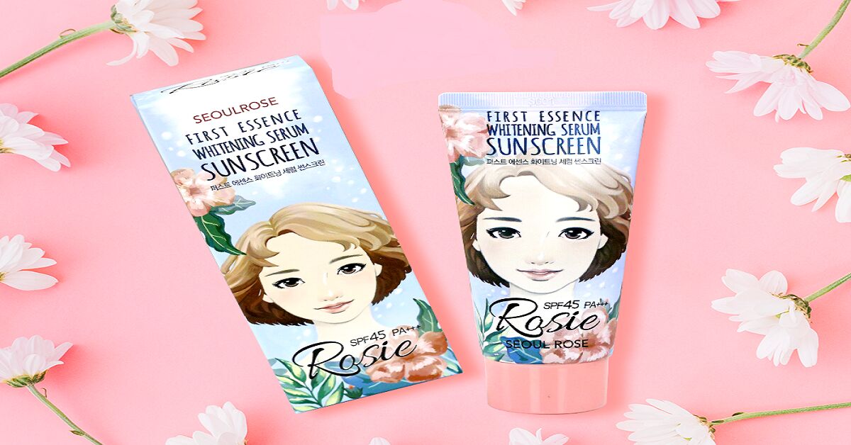 Kem chống nắng Rosie First Essence Whitening Serum Sunscreen dùng có tốt không?