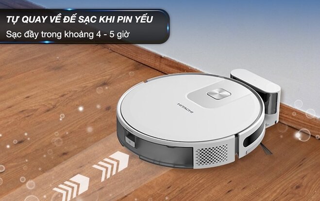 Khám phá robot hút bụi lau nhà Hitachi RV-X15N: Công nghệ Nhật Bản, hiệu quả vượt trội