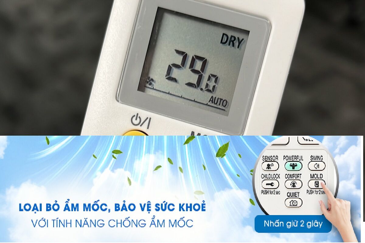 Tận dụng điều hòa làm khô phòng mùa mưa: có thể bạn chưa biết Tận dụng điều hòa làm khô phòng mùa mưa: có thể bạn chưa biết