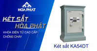 Két sắt Hòa Phát KA54 điện tử thông minh chống cháy cao cấp