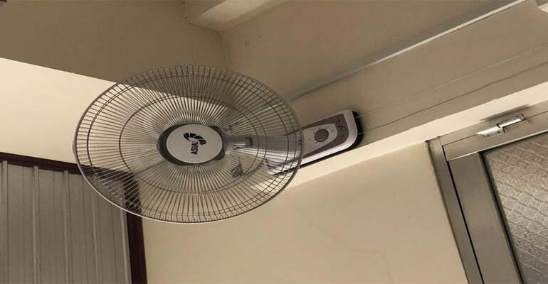 Asia VY357690 tích hợp 3 tốc độ gió khác nhau giúp bạn dễ dàng lựa chọn Quạt treo tường Asia VY357690