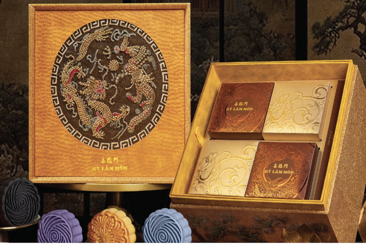 Khám phá BST bánh Trung thu Hỷ Lâm Môn “Đế Nguyệt” 2025