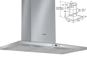 Khám phá các điểm nổi bật của máy hút mùi Bosch DWW098U50