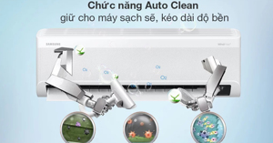 Khám phá chức năng tự động làm sạch của điều hòa Samsung AR13CYFAAWKNSV