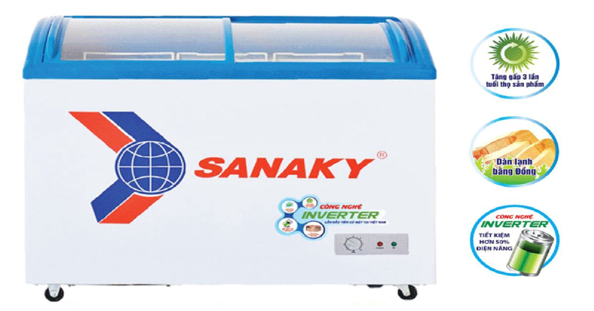 Khám phá công nghệ,  tính năng ưu việt của tủ đông Sanaky Inverter 437L VH-6899K3