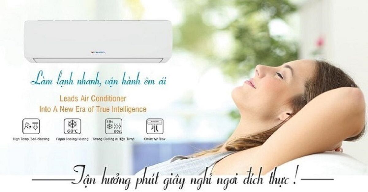 Khám phá điều hòa Dairry 9000 BTU 1 chiều Inverter i-DR09UV gas R-32