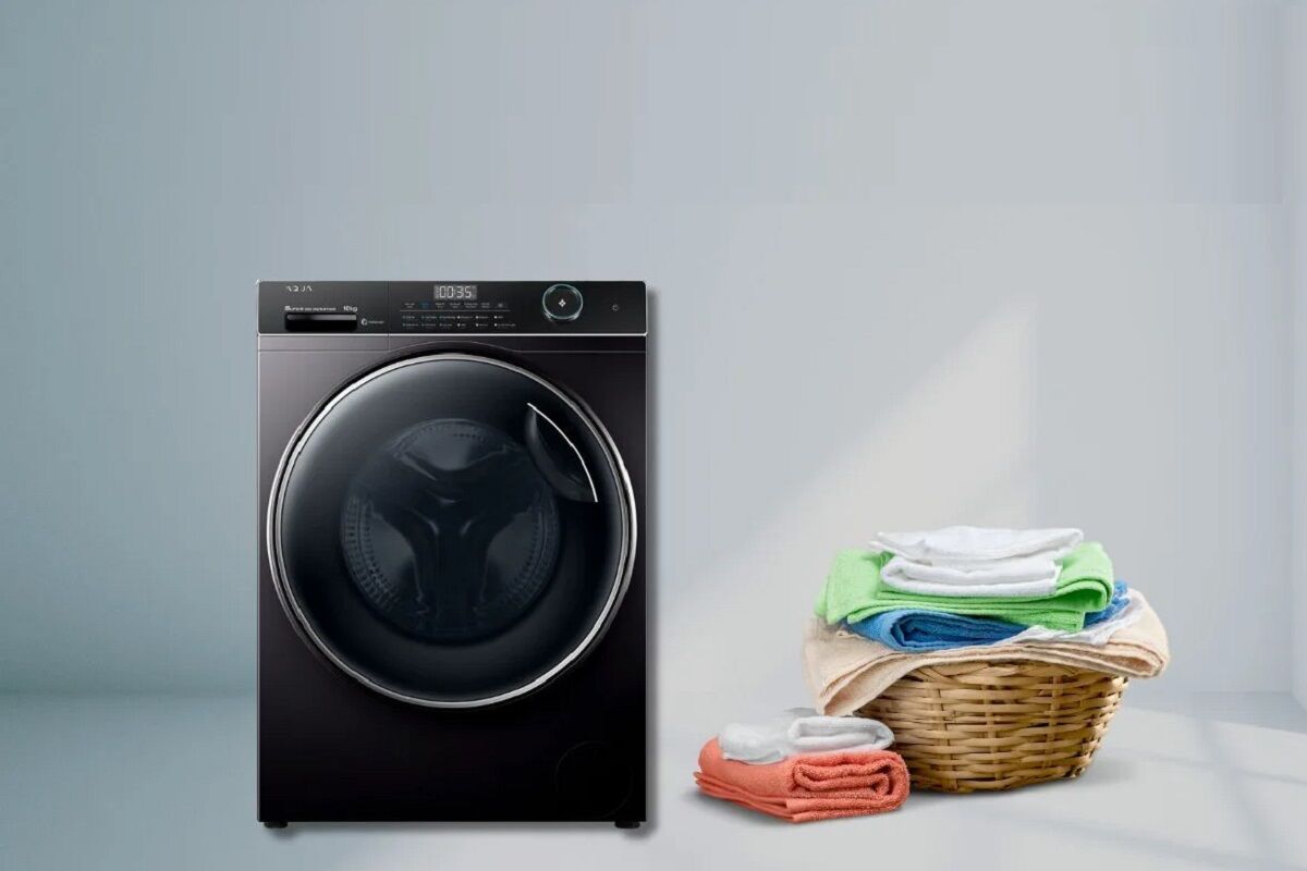 Khám phá máy giặt Aqua AW10-B4959U1K(B) cửa ngang chỉ 6.3 triệu đồng, bảo hành trọn đời